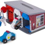 Melissa&Doug Ahşap Kilitli Kurtarma Araçları Garajı Yapboz