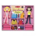 Melissa&Doug Ahşap Mıknatıslı Giydirme- Abby İle Emma