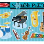 Melissa&Doug Ahşap Sesli Müzik Aletleri Yapboz