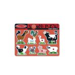 Melissa&Doug Ahşap Sesli Yapboz Çiftlik Hayvanlar