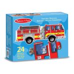 Melissa&Doug Dev Yer İtfaiye Aracı 24 parça Yapbozu