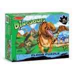 Melissa&Doug MD000442 Dinazor Dünyası Yer Yapbozu