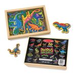 Melissa&Doug MD000476 Ahşap Mıknatıslı Dinozorlar