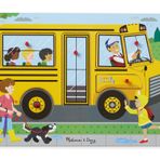 Melissa&Doug MD000739 Ahşap Sesli Yapboz - The Wheels on the Bus