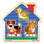 Melissa&Doug MD002055 Ahşap İlk Yapbozum - Evcil Hayvanlar