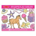 Melissa&Doug MD004225 Dev Pembe Boyama Kitabı