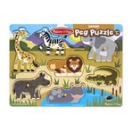Melissa&Doug Melıssa Doug Ahşap Tutmalı Yapboz Safari