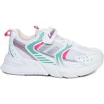 Meliten Kids Beyaz Fuşya Unisex Kids Sneaker Esnek Rahat Kalıp Çocuk Spor Ayakkabı Tam Kalıp Günlük Ayakkabı - Beyaz - Fuşya