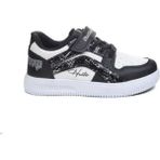 Meliten Kids Siyah Beyaz Unisex Kids Sneaker Esnek Rahat Kalıp Çocuk Spor Ayakkabı Günlük Ayakkabı New Hunter - Siyah - Beyaz