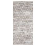 Meliton Krem Geometrik Modern Geometrik Etnik Desenli Boho Makinada Yıkanabilir Hafif Hav Toz Vermez Leke Tutmaz Kaymaz Taban Dijital Makine Baskı Halı Oturma Odası Salon Yolluk Koridor Mutfak Halısı