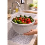 Melkan Home Çok Amaçlı 3 Litre Badya | Bulaşık Leğeni, Karıştırma Kasesi, Hamur Mayalama Kabı - 23,5 x 11 Cm