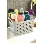 Melkan Home Çok Amaçlı Sepet Dolap Içi Düzenleyici Organizer 6,6 Litre Buz Gri