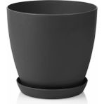 Melkan Home Dekoratif Begonya Saksı 22 Litre Siyah Modern Begonya Saksı Siyah