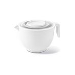 Melkan Home Karıştırma Kabı & Mikser Kase Kapaklı Mikser Kase 3 Litre Çırpma Kabı Beyaz