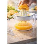 Melkan Home Limon Sıkacağı 500 ml – Kaydırmaz Tabanlı Beyaz Narenciye ve Portakal Sıkacağı, BPA Free