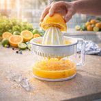 Melkan Home Limon Sıkacağı Narenciye Portakal Sıkacağı Beyaz 600 ml