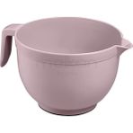 Melkan Home Mikser Kase, Çırpma Kabı, Kulplu Mikser Karıştırma Kabı 3 Litre Krem Mikser Kabı - Pudra