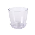 Melkan Home Orkide Saksı, Şeffaf Kristal Orkide Saksı 1,5 Litre