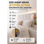 Melko Electronic Ahşap-Taş Arkası 220V Dokunmatik Sensör Anahtarı Şık Görünüm ve Güvenli Kullanım