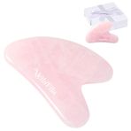 MELLA ELLA BEAUTY - Rose Quartz Gua Sha - Üstün Kalite Yüz Şekillendirme Aracı - Lenfatik Drenaj - Yaşlanma Karşıtı - Zayıflama ve Sıkılaştırıcı - Cilt Bakımı Aracı - Hediye Edilebilir