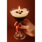 Mellcure Espresso Martini Bardağında Kahve Kokulu Doğal Soya Mumu (3 Adet)