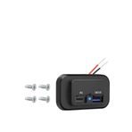 Mellifera USB Soketi QC3.0 USB A ve PD Bağlantı Noktası 12V Yat Tekne Motosiklet Kamyon için Hızlı Şarj Soketi