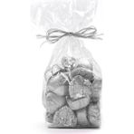 Melodi Gümüş Yaldızlı Mini Kalp Antep Fıstıklı 500 gr Sütlü Çikolata
