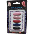 Melodi Scarf 5 Adet Çengelli Damla Eşarp Şal Türban Iğnesi Çok Renkli