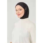 Melodi Scarf Kadın Tesettür Balıkçı Yakalı Boyunluklu Kolluk - Ekru - Standart