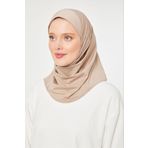 Melodi Scarf Kadın Tesettür Hijab Deniz Havuz Spor Uyumlu Bone Taş Rengi