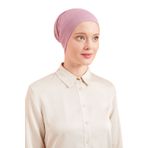 Melodi Scarf Kadın Tesettür Pratik Hazır Geçme Bone Lila