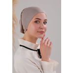 Melodi Scarf Tesettür Hazır Pratik Geçme Boru Bone Vizon
