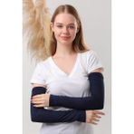 Melodi Scarf Tesettür Kolluk Lacivert - Standart