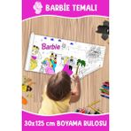 Melolisa Barbie Temalı Boyama Rulosu 30X125 cm