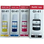 Melsan Canon Pixma G2470 Mürekkep Takım 4 Renk Set Muadil - Siyah - Mavi - Sarı - Kırmızı