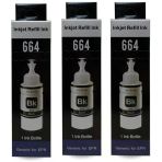 Melsan Epson Ecotank L210 Uyumlu Siyah Muadil Mürekkep 3X70 Ml (Toplam 210 Ml)