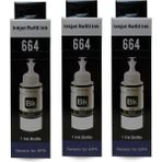 Melsan Epson Ecotank L365 Uyumlu Siyah Muadil Mürekkep 3X70 Ml (Toplam 210 Ml)