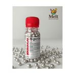 MELT PASTRY&KITCHEN Pasta Süsleme Şekeri Arjantin 8mm Gümüş 45 Gr.Srinkles