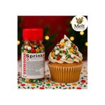 MELT PASTRY&KITCHEN ŞEKER&SUGAR Pasta Süsleme Şekeri Yılbaşı Temalı Pasta Süsü Sprinkles 45 gr.