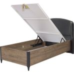 Meltem Active Genç Odası Tek Kişilik Amortisörlü Karyola 120x200 cm - Ahşap - 120 x 200 cm