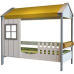 Meltem Kids Cozy Gri Çocuk Odası Montessori Karyola 100x200 cm - Gri - Beyaz - 100 x 200 cm