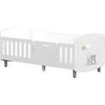 Meltem Kids Sweet Two Bear Çocuk Odası Montessori Karyola 90x190 cm + YATAK HEDİYE - Beyaz