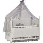 Meltem Smart Kral 60x120 cm Beyaz Anne Yanı Sallanır Beşik