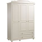 Meltem Smart Kral Krem Bebek Odası Üç Kapılı Dolap