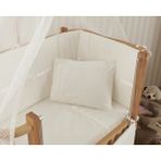 Meltem Smart Mood Ekru Pamuklu 50x90 cm Bebek Uyku Seti