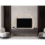 Melura Tv Ünitesi - Tv Sehpası 180 cm Duvara Monte %100 Mdf - Gri