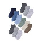 MEM SOCKS 12'li Kaydırmaz Çocuk Çorabı renkli 3-5 yaş