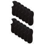 MEM SOCKS 12'li Sneaker (Görünmez) Çorap (siyah / 36-40)