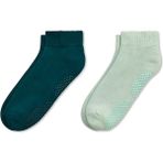 Mem Socks 2'li Organik Pamuklu Dikişsiz Havlu(Kalın) Pilates-Yoga-Dans Çorabı - Yeşil - 36 - 40