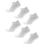 Mem Socks 6'lı Havlu Taban (Tabanı Kalın ) Atletik Sporcu/koşu Çorap - Beyaz